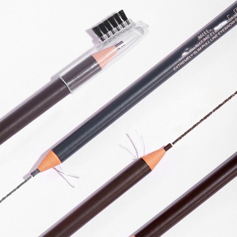 2mm Waterproof Eyebrow Pencil Makeup Shade Brown Brow Lip Tattoo Pen