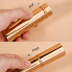 1pc Portable Retractable Makeup Brush Set Travel Face Blush Brush with Cap