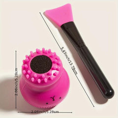 Octopus Face Mask Brush and Massager for Hairless Skin