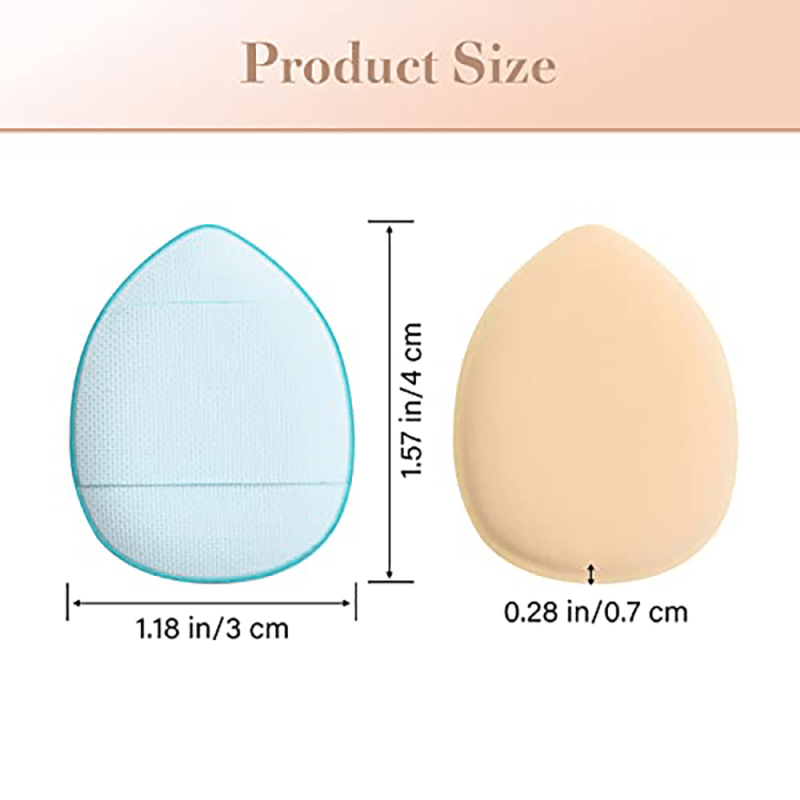 5PCS Mini Puff Makeup Finger Puff Set Sponge Concealer Foundation Detail Puff