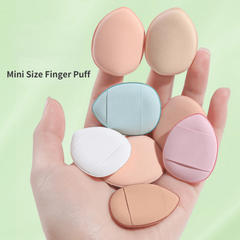 5PCS Mini Puff Makeup Finger Puff Set Sponge Concealer Foundation Detail Puff