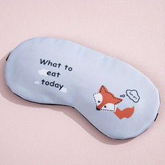 Cartoon Ice Eye Mask for Sleep Nap and Office Use Hot Compress Band