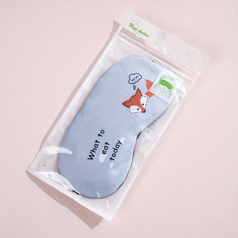 Cartoon Ice Eye Mask for Sleep Nap and Office Use Hot Compress Band