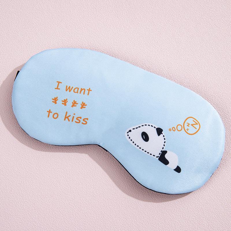 Cartoon Ice Eye Mask for Sleep Nap and Office Use Hot Compress Band