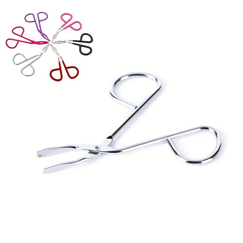Eyebrow Scissors Tweezer Set Straight Flat Tip Hair Plucker