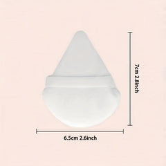 Soft Triangle Makeup Puff for Loose Powder Contouring