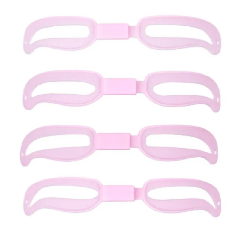 4pcs Eyebrow Shaping Template Reusable Stencil Eyelash Mascara