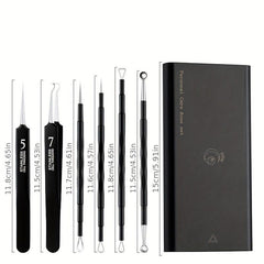6pcs Fine Tip Blackhead Remover Tweezers for Acne