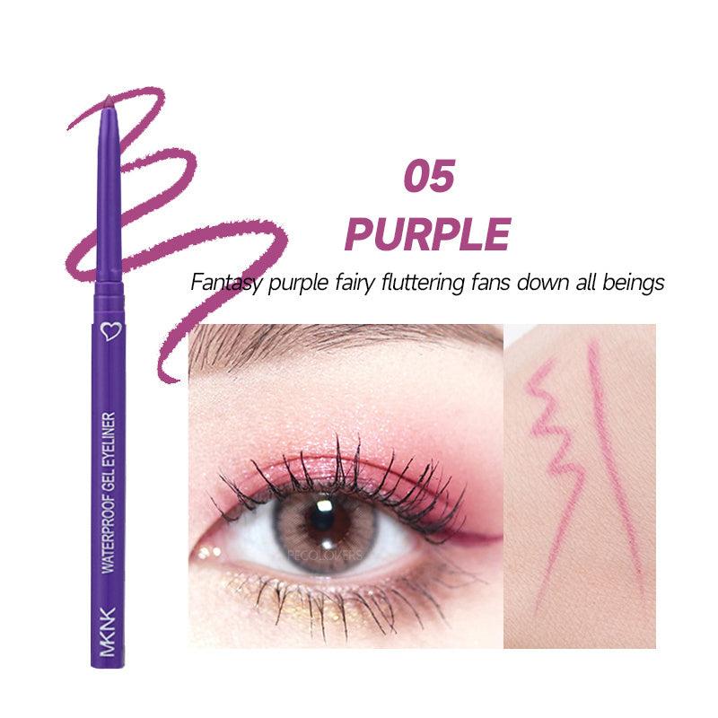 Waterproof Eyeliner Gel Pen - 6 Colors Smooth Proof and Rich