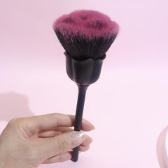 Large Fluffy Rose Makeup Brush for Full Coverage Face
