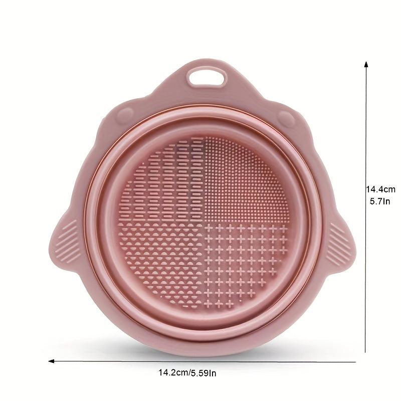 Silicone Makeup Brush Cleaning Mat - Easy Washing Tool