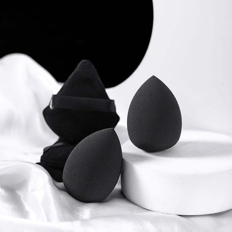 6pcs Makeup Sponge & Powder Puff, Wet And Dry Dual Use, Egg Shaped