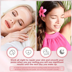 6 Silicone Eye Wrinkle Pads for Smoothing, Reusable Under Eye Patches