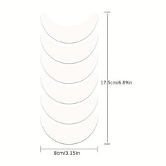 6 Silicone Eye Wrinkle Pads for Smoothing, Reusable Under Eye Patches