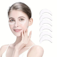 6 Silicone Eye Wrinkle Pads for Smoothing, Reusable Under Eye Patches