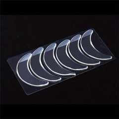 6 Silicone Eye Wrinkle Pads for Smoothing, Reusable Under Eye Patches