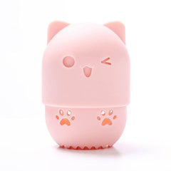 Shatterproof Silicone Cat Egg Rack & Sponge Holder