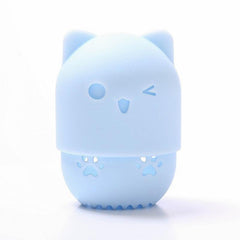 Shatterproof Silicone Cat Egg Rack & Sponge Holder