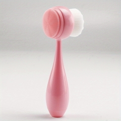 Facial Cleansing Brush Soft Bristles Silicone Facial Scrubber