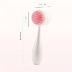 Facial Cleansing Brush Soft Bristles Silicone Facial Scrubber