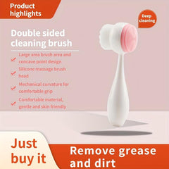 Facial Cleansing Brush Soft Bristles Silicone Facial Scrubber