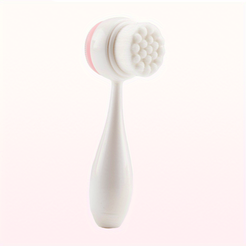Facial Cleansing Brush Soft Bristles Silicone Facial Scrubber