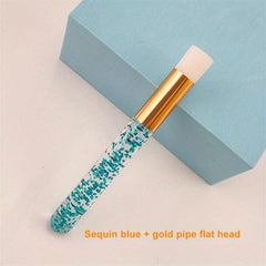 Eyelash Extension Cleaning Brush Glitter Handle