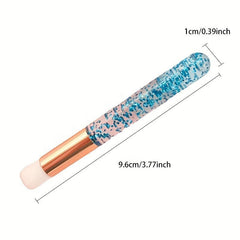 Eyelash Extension Cleaning Brush Glitter Handle