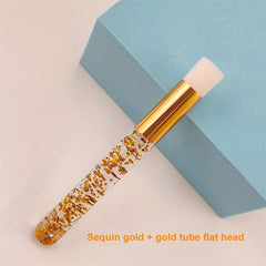 Eyelash Extension Cleaning Brush Glitter Handle
