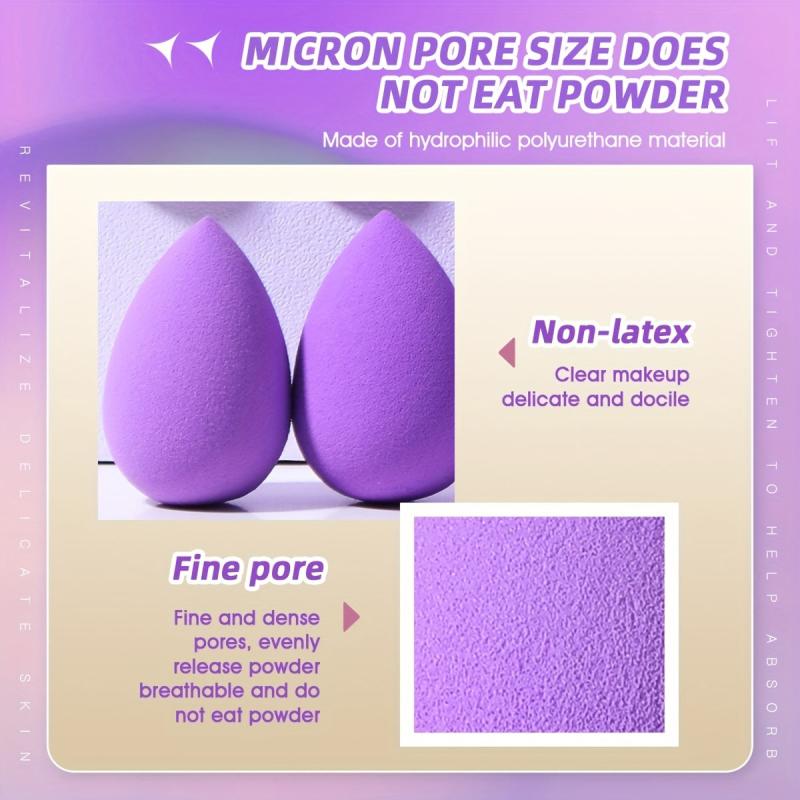 15pcs Mini Makeup Sponge Set for Wet and Dry Use - Ideal for Beginners
