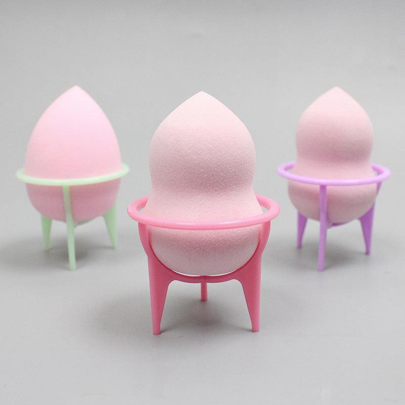 Sponge Puff Set with Stand Holder for Puffed Cakes and Cupcakes
