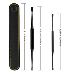 2 Pcs Ear Pick Earwax Removal Kit with Storage Bag