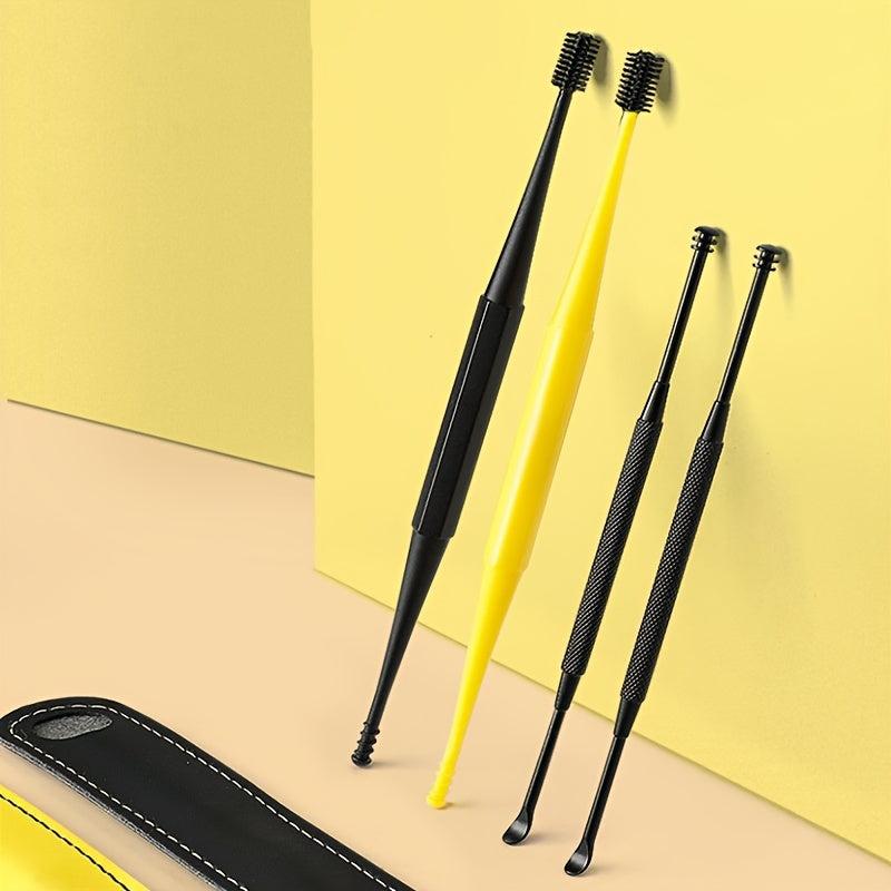 2 Pcs Ear Pick Earwax Removal Kit with Storage Bag