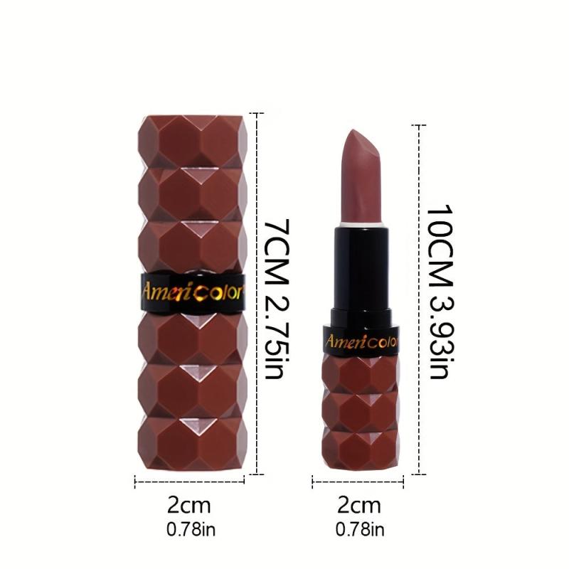 6 Shade Velvet Matte Lipstick Set Non Staining Non Fading Long Lasting