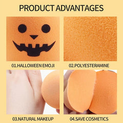 Pumpkin Shaped Makeup Puff for Beauty Foundation