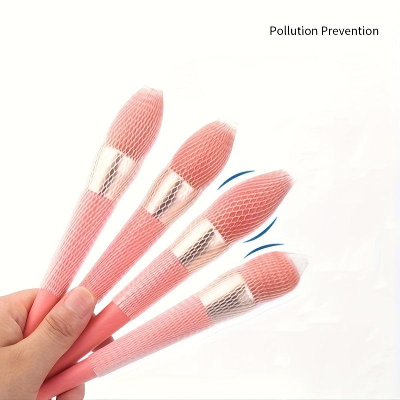 20 Pcs Makeup Brush Holder Net Dust Cover Elastic Guard