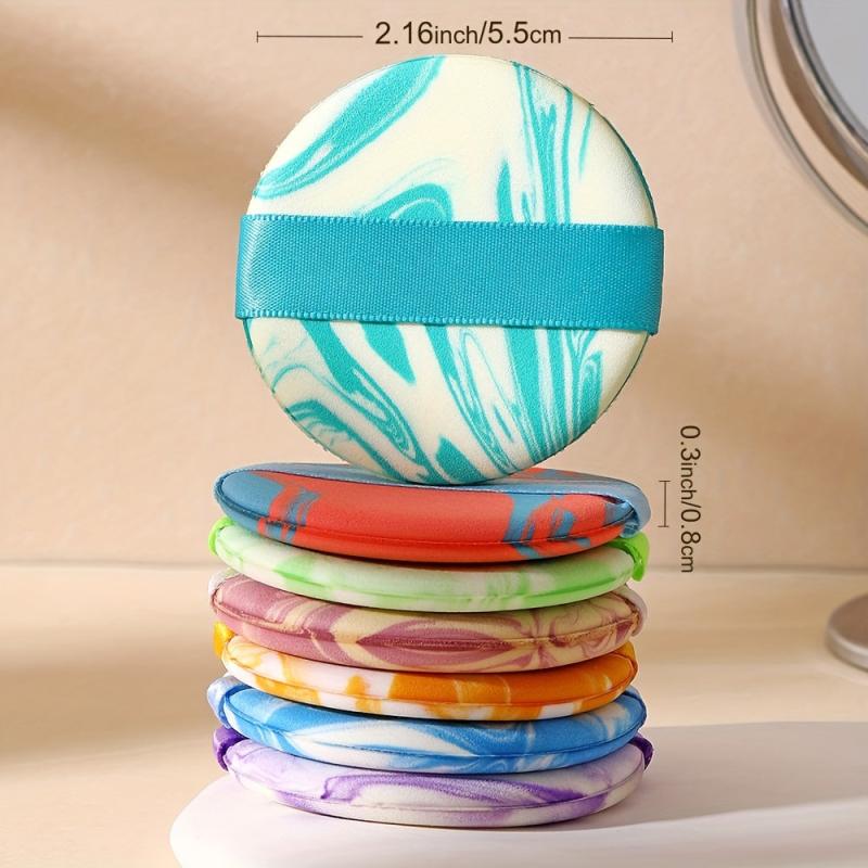7pcs Irregular Texture Air Cushion Powder Puff Makeup Sponges