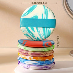 7pcs Irregular Texture Air Cushion Powder Puff Makeup Sponges