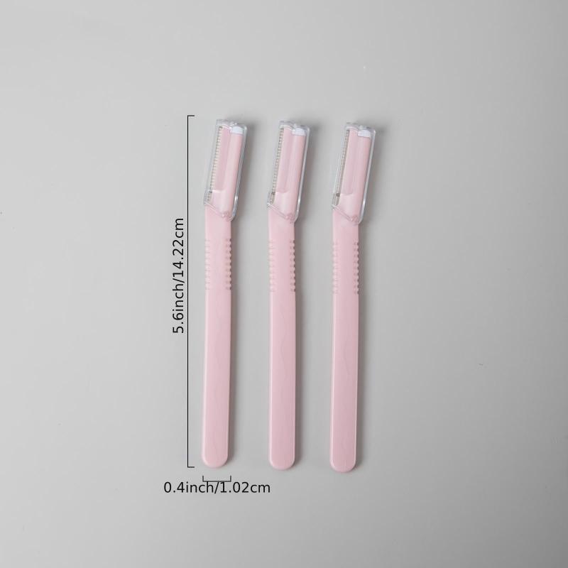 3 Pcs Eyebrow Razors Dermaplane Facial Razor Exfoliation Eyebrow Shaper
