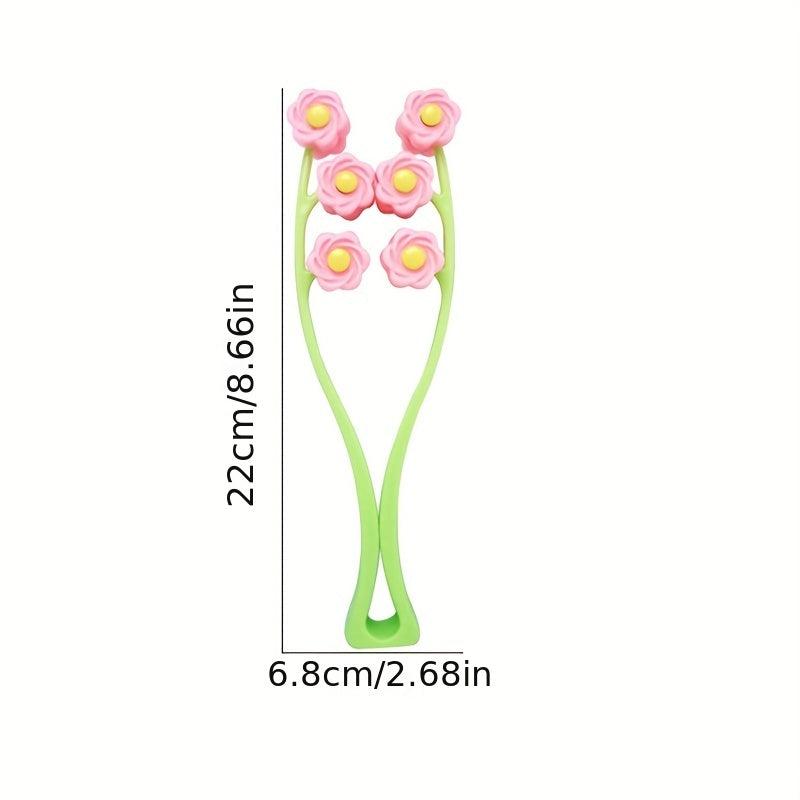 Flower Type Face Massager Roller V Face Firming Beauty Tool