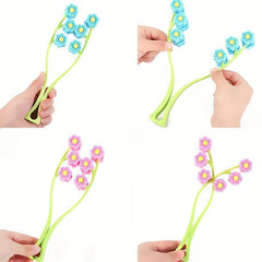 Flower Type Face Massager Roller V Face Firming Beauty Tool