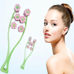 Flower Type Face Massager Roller V Face Firming Beauty Tool