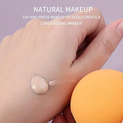 3 Pcs Halloween Makeup Sponge Pumpkin Shaped Beauty Foundation Mixing Sponge