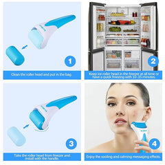 Facial Ice Roller for Puffiness Relief & Massage