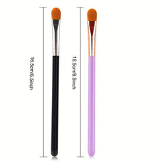 1pc Wooden Handle Lip Makeup Brush Fine Mist Lip Gloss Makeup Brush