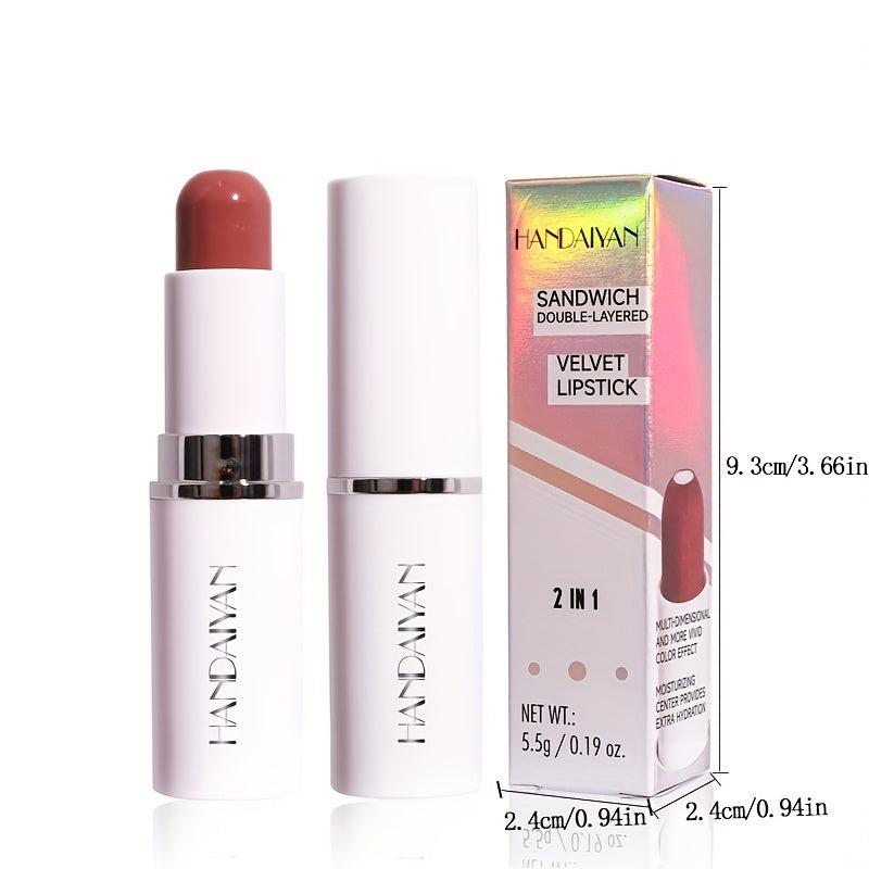 Double Layered Tinted Lip Balm Rich Velvet Lipstick