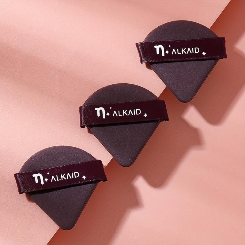 3pcs Triangle Powder Puffs Makeup Sponges Soft Facial Tools