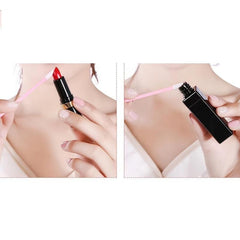50 Pcs Disposable Hollow Lip Brush Mini Portable Lipstick Lip Gloss