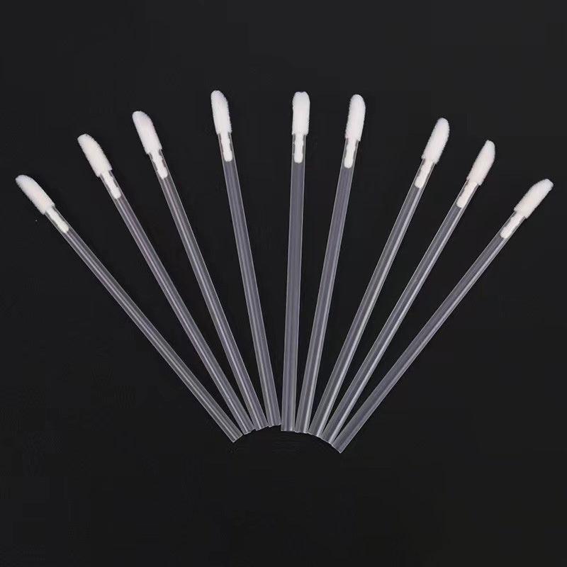 50 Pcs Disposable Hollow Lip Brush Mini Portable Lipstick Lip Gloss