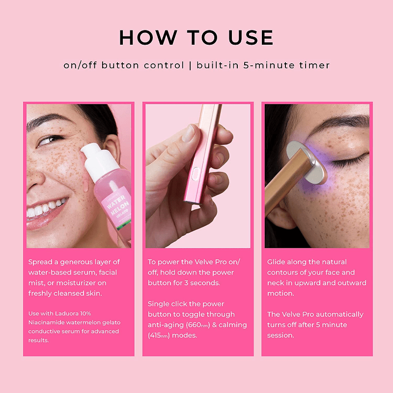 5-in-1 Dual Facial Wand for Face and Neck Microcurrent Device